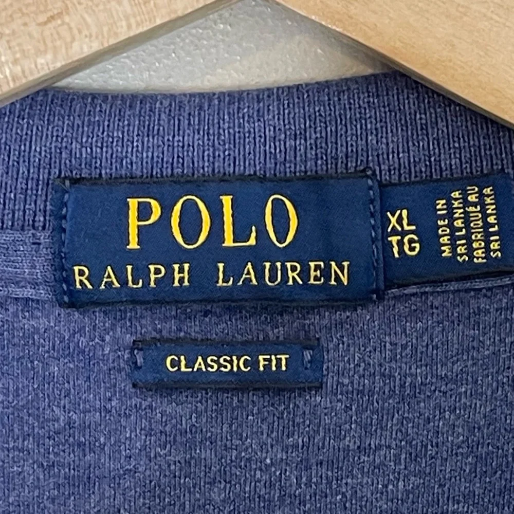 Polo Ralph Lauren Mens Classic Polo Shirt Size XL Short Sleeve Soft Knit Blue